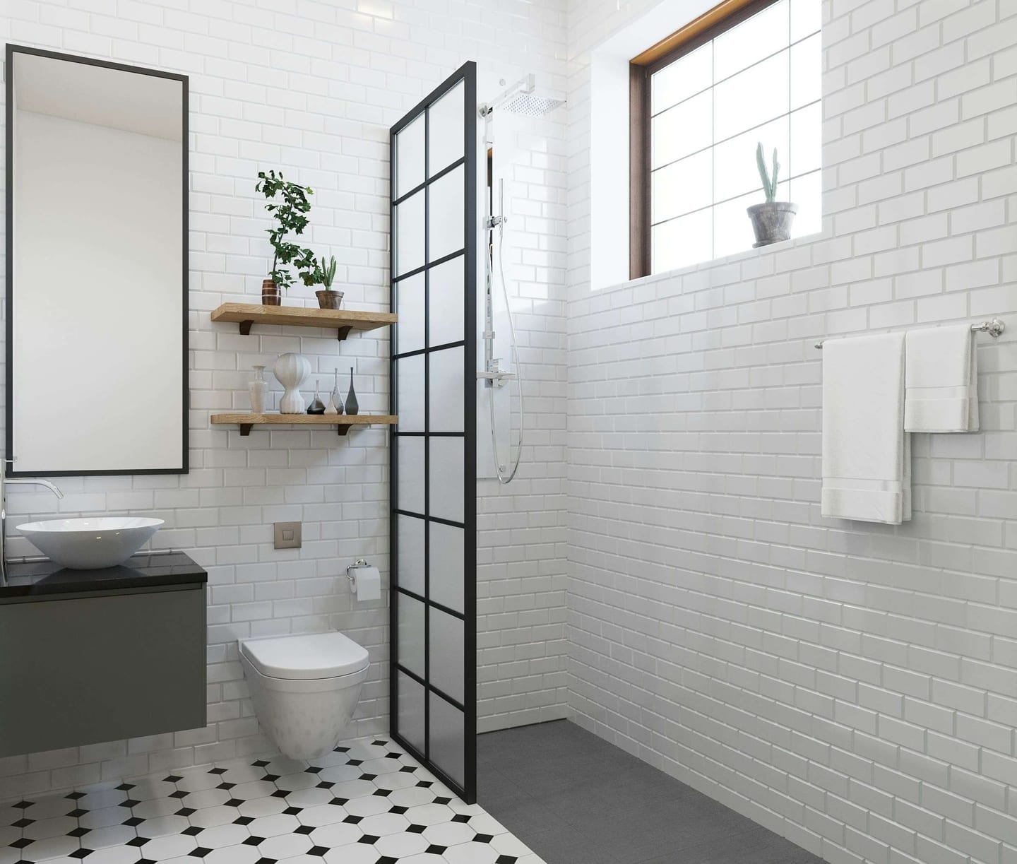 bathroom clean