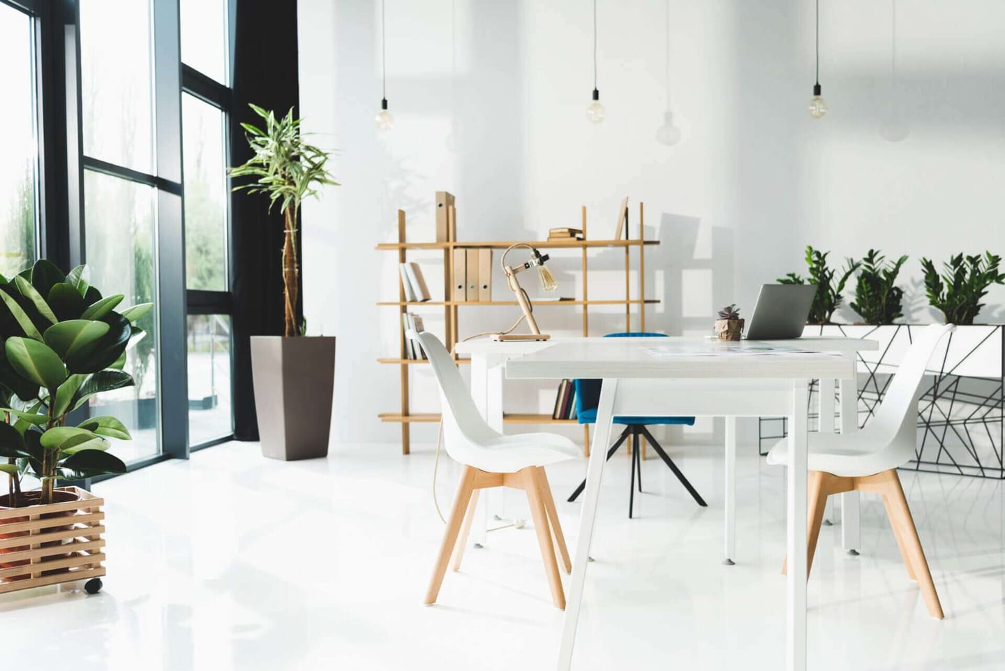 Interiors of a beautiful cleaned and modern office