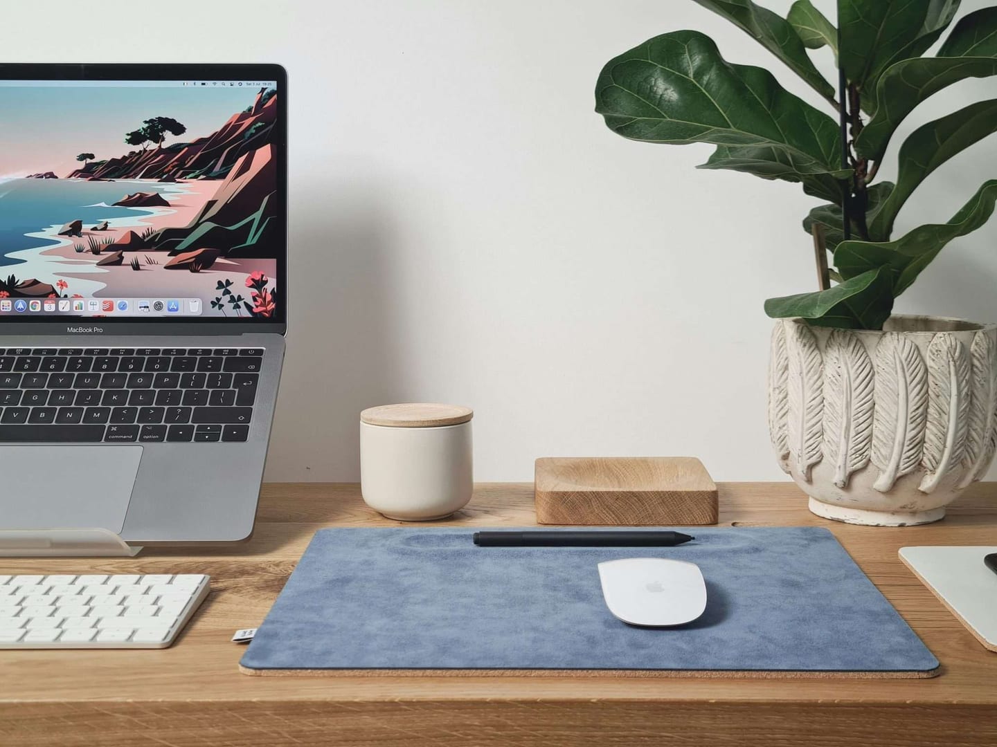 home office clean
